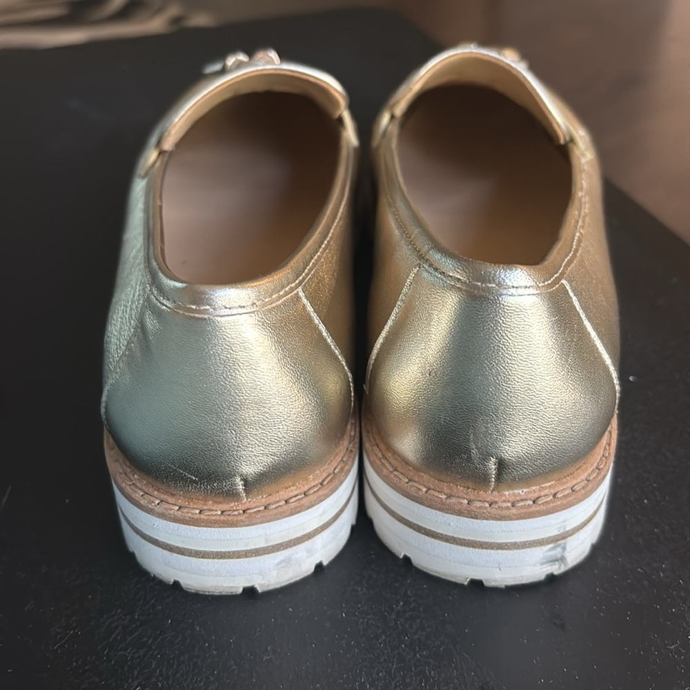 Talbots Gold Loafers for Women - Picture 5 of 6